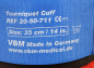 Preview: VBM Tourniquet Cuff Blutleere 1 Manschette Doppelmanschette 35cm für chirurgische Eingriffe