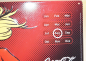 Preview: Coca Cola Blechschild Kalender Reklame Werbung NEU OVP