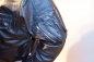 Preview: Original Polizei Lederjacke Lederblouson Motorradjacke Herrenjacke schwarz Biker Jacke Leder Blouson