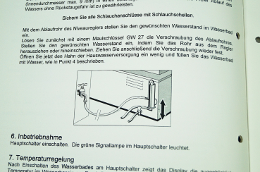 GFL 1002 Laborwasserbad  Wasserbad für Labor und Forschung Sous vide