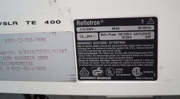 Roche Reflotron Blut Analysengerät viel Zubehör Chemie Analysator Labor