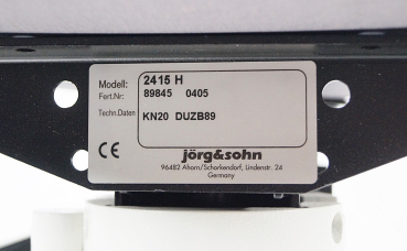 Jörg & Sohn Coburg Dentalift 2415 H – Arzthocker mit Armstütze