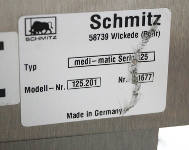 Schmitz Medi-Matic 125 – OP-Tisch / Gynäkologenstuhl Gynäkologie hydraulisch verstellbar