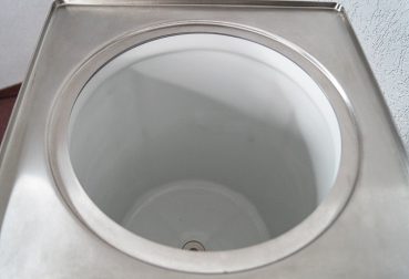 Melitta Getränkespender mit Unterbau Rollbar – 30 L, 60 x 60 x 140 cm