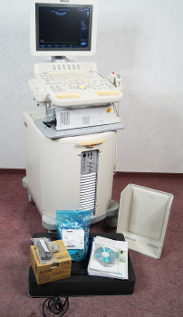 Philips HD7 BW Ultraschallgerät 2 Sonden Konvex C5-2 & Linear L12-3 + Mitsubishi CP30Dw Drucker & EKG