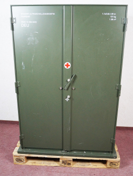 Zarges Kiste Shelter 110x80x155 cm mit 2 Türen und Rampe – Ideal für Garten & Werkzeugaufbewahrung