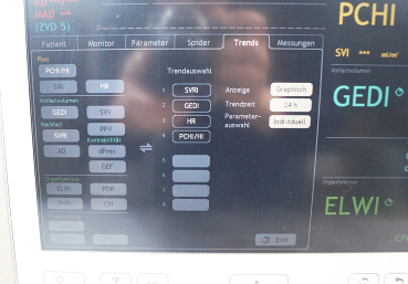Pulsion PiCCO 2 Patientenmonitor  hämodynamisches Monitoring
