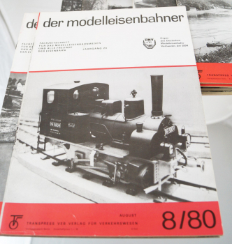 12x Transpress VEB Fachzeitschrift der Modelleisenbahner komplett 1980 Jahrgang 29