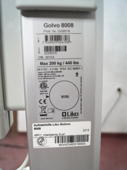 Liko Golvo 8008 Low Base – Mobiler Patientenlifter mit niedriger Fahrbasis