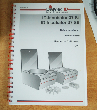 DIAMED ID Incubator 37 SI Inkubator Brutschrank Wärmeschrank