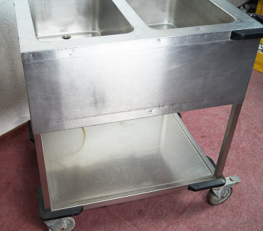 Hupfer SPA-EB 2 Mobile Bain Marie Wagen Gastro Speisenausgabewagen Wasserbad