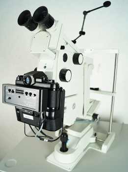 Zeiss RC 310 Fundus Kamera Nikon F3 Kamera Mikroskop