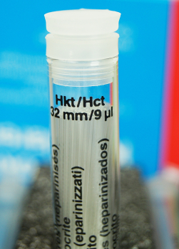 5x 100 Stk. Set Bayer Hämatokrit Kapillaren heparinisiert für Minizentrifugen