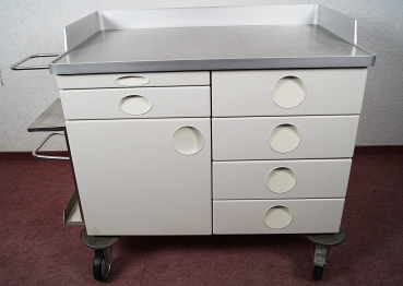 Maquet Arzt Schrank Verbandsmittelwagen Medizinschrank Instrumentenschrank rollbar