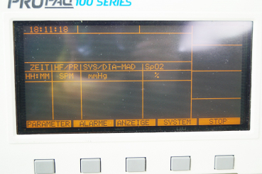 Welch Allyn Propaq 106 Protokoll Vitalzeichen Patientenmonitor EKG