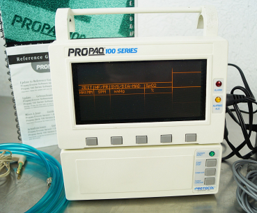 Welch Allyn Propaq 106 Protokoll Vitalzeichen Patientenmonitor EKG