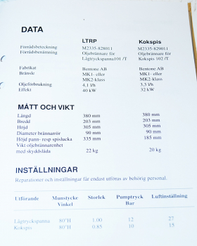 Bentone Ölbrenner Gebläsebrenner Dieselbrenner 40kw Feldküche Zentralheizung Mehrdruck Kessel Dampfgenerator Dampferzeuger Feuerungsautomat Neuwertig