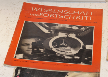 4x VEB DDR Heft Wissenschaft und Fortschritt 1958 Jugend und Technik 1956 Wissen und Leben 1959