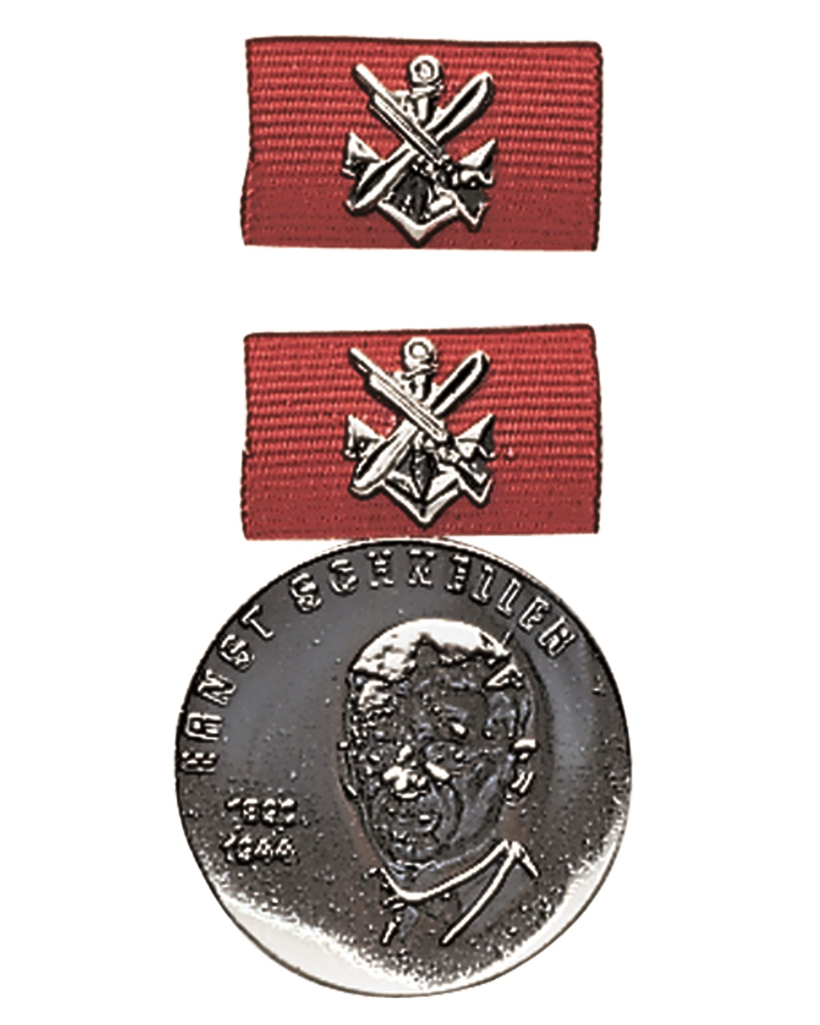 GST Medaille „Ernst Schneller“ Silber Konkurse Zerbst