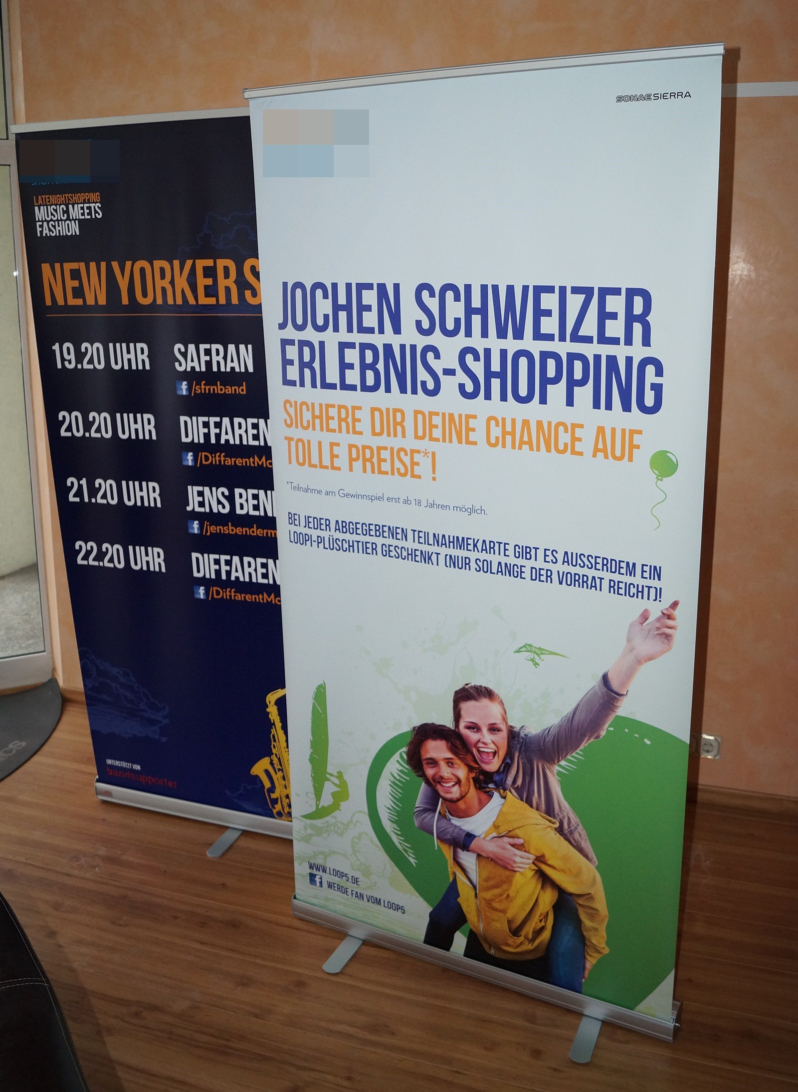 Easydisplay Roll Up Banner XL Werbeaufsteller 100 x 200 cm 