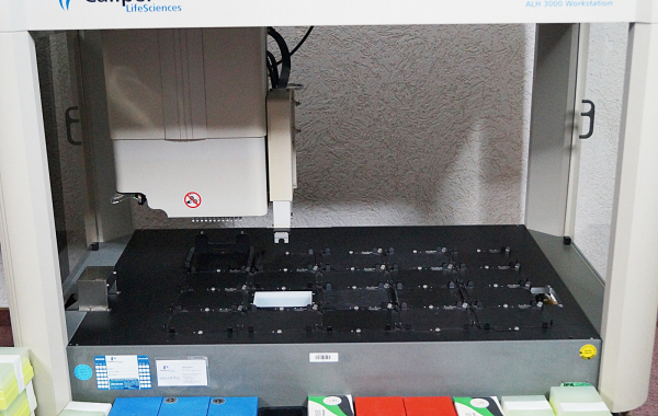 Caliper ALH 3000 Sciclone Pipettierroboter Liquid Handling System Zymark Twister 2