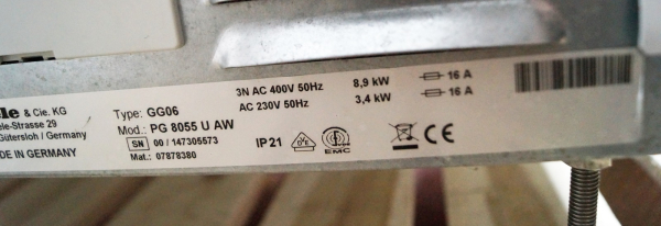 Miele PG 8055 U AW mit 2 Spülkörben – Gläser Spülmaschine Professionelle Unterbau-Gewerbespülmaschine