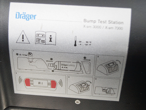 Dräger X-AM 7000 Mehrgasmessgerät Gas Warngerät mit Bumptest und Ladestation