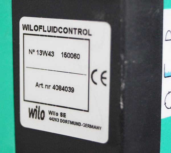 Wilo selbstsaugende Pumpe MC 304 EM / G Fluidcontrol Hauswasserwerk