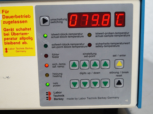 Barkey TCS Probenaufbereitungssystem – Labotherm mobil S + Gewärmte Belüftung