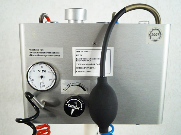 VBM Tourniquet 5000 blutleeres Feld Blutsperre + Rollgestell