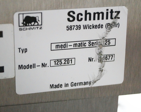 Schmitz Medi-Matic 125 – OP-Tisch / Gynäkologenstuhl Gynäkologie hydraulisch verstellbar