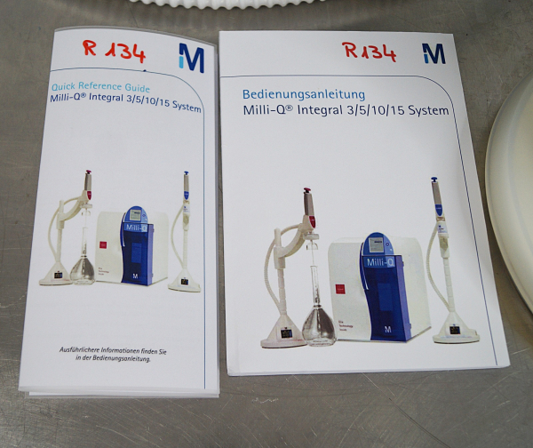 Merck Millipore Milli-Q Integral 5 Reinstwassersystem mit Q-POD und 60 l Tank Labor