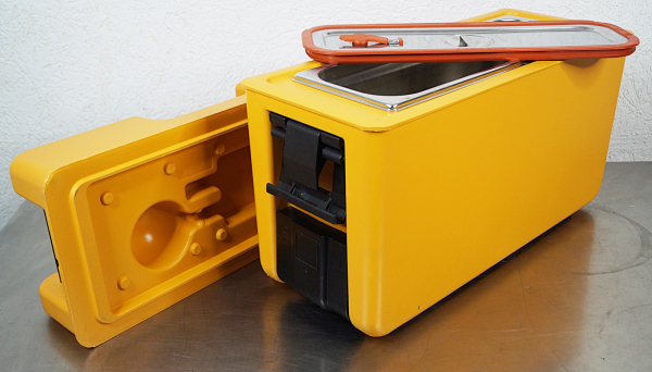 Rieber Thermoport® Getränkebehälter „thermi“ 12 Liter – Thermobehälter aus Kunststoff mit Auslasshahn, unbeheizt