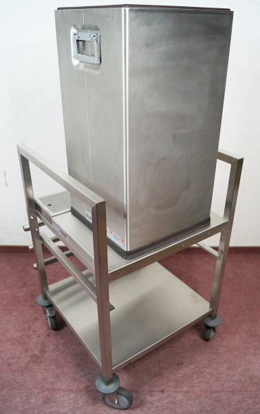Melitta Getränkespender mit Unterbau Rollbar – 30 L, 60 x 60 x 140 cm
