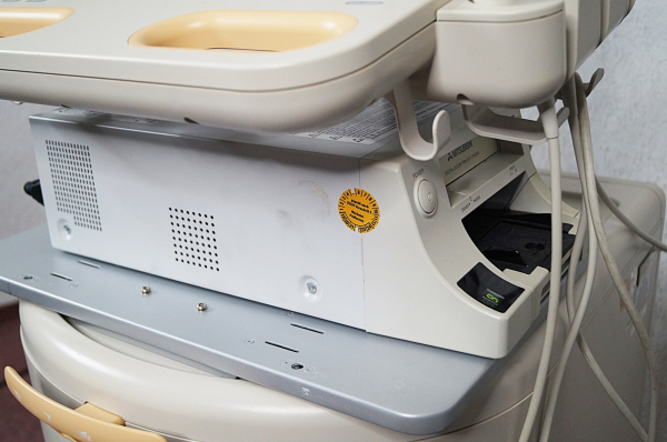 Philips HD7 BW Ultraschallgerät 2 Sonden Konvex C5-2 & Linear L12-3 + Mitsubishi CP30Dw Drucker & EKG