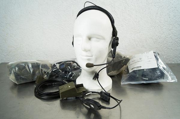 5x im Set CeoTronics Headset für die Bundeswehr Sprechsatz