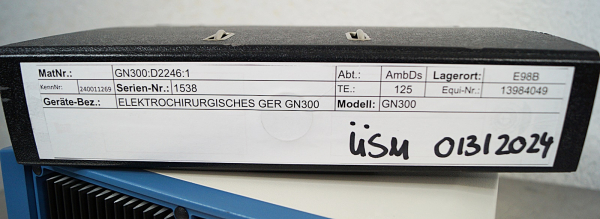 Aesculap GN 300 – Bipolare Koagulationseinheit