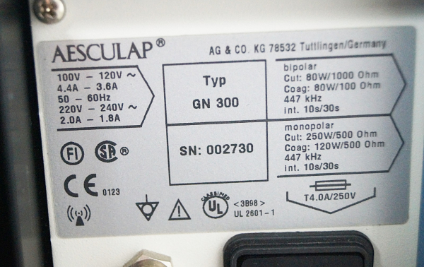 Aesculap GN 300 – Bipolare Koagulationseinheit