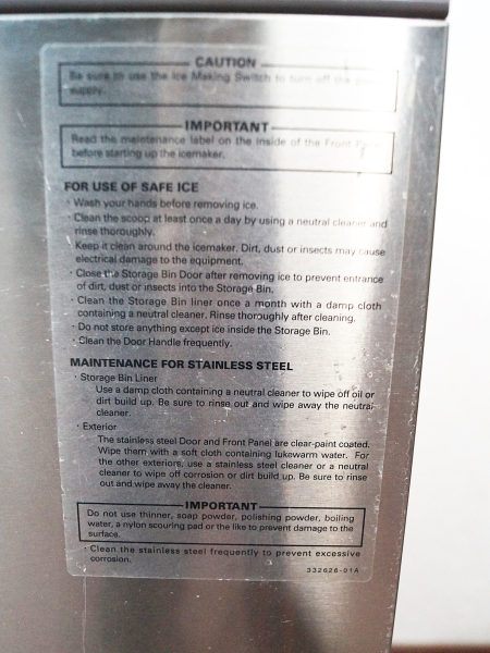 Hoshizaki FM-120DE-50 Crushed Ice Maschine Crasheis Crasheismaschine