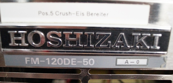 Hoshizaki FM-120DE-50 Crushed Ice Maschine Crasheis Crasheismaschine