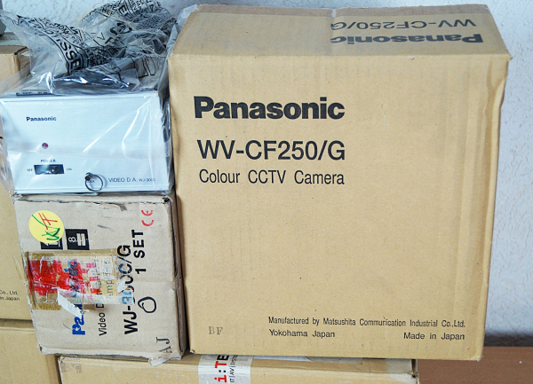 10x Panasonic CCTV Kamera Überwachungsset Überwachungskamera Farbkamera NEU