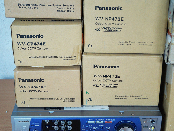 10x Panasonic CCTV Kamera Überwachungsset Überwachungskamera Farbkamera NEU