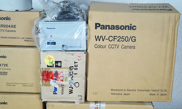 10x Panasonic CCTV Kamera Überwachungsset Überwachungskamera Farbkamera NEU