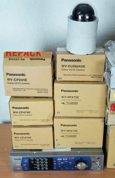 10x Panasonic CCTV Kamera Überwachungsset Überwachungskamera Farbkamera NEU
