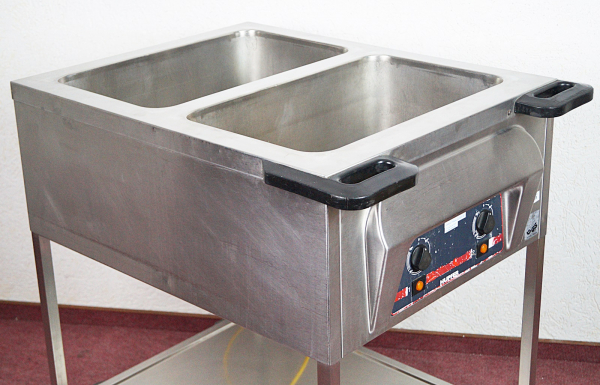 Hupfer SPA-EB 2 Mobile Bain Marie Wagen Gastro Speisenausgabewagen Wasserbad