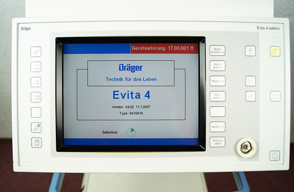 Dräger EVITA 4 Version 04.22 Beatmungsgerät