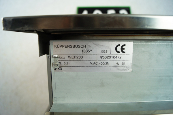 Küppersbusch WEP 230 Tiefbräter Multibräter Bratplatte Bräter Grillplatte