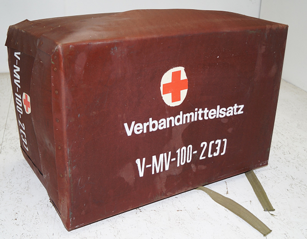 Original DDR NVA Verbandmittelsatz V-MV-100-2(3) Verbandskasten Koffer