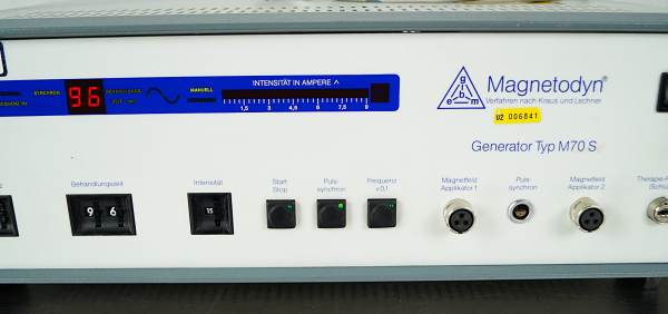 Magnetodyn M70S Magnetfeldtherapie Gerät + Zylinder FA- B/T 42cm + FA-W  Kraus und Lechner