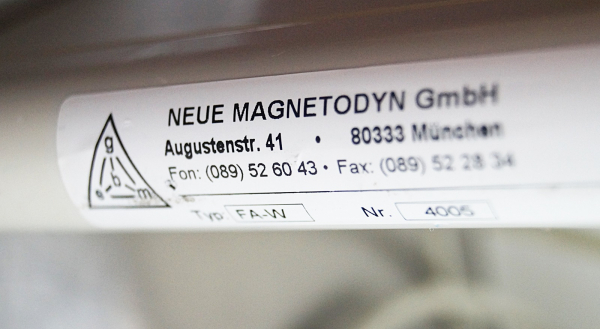 Magnetodyn M70S Magnetfeldtherapie Gerät + Zylinder FA- B/T 42cm + FA-W  Kraus und Lechner